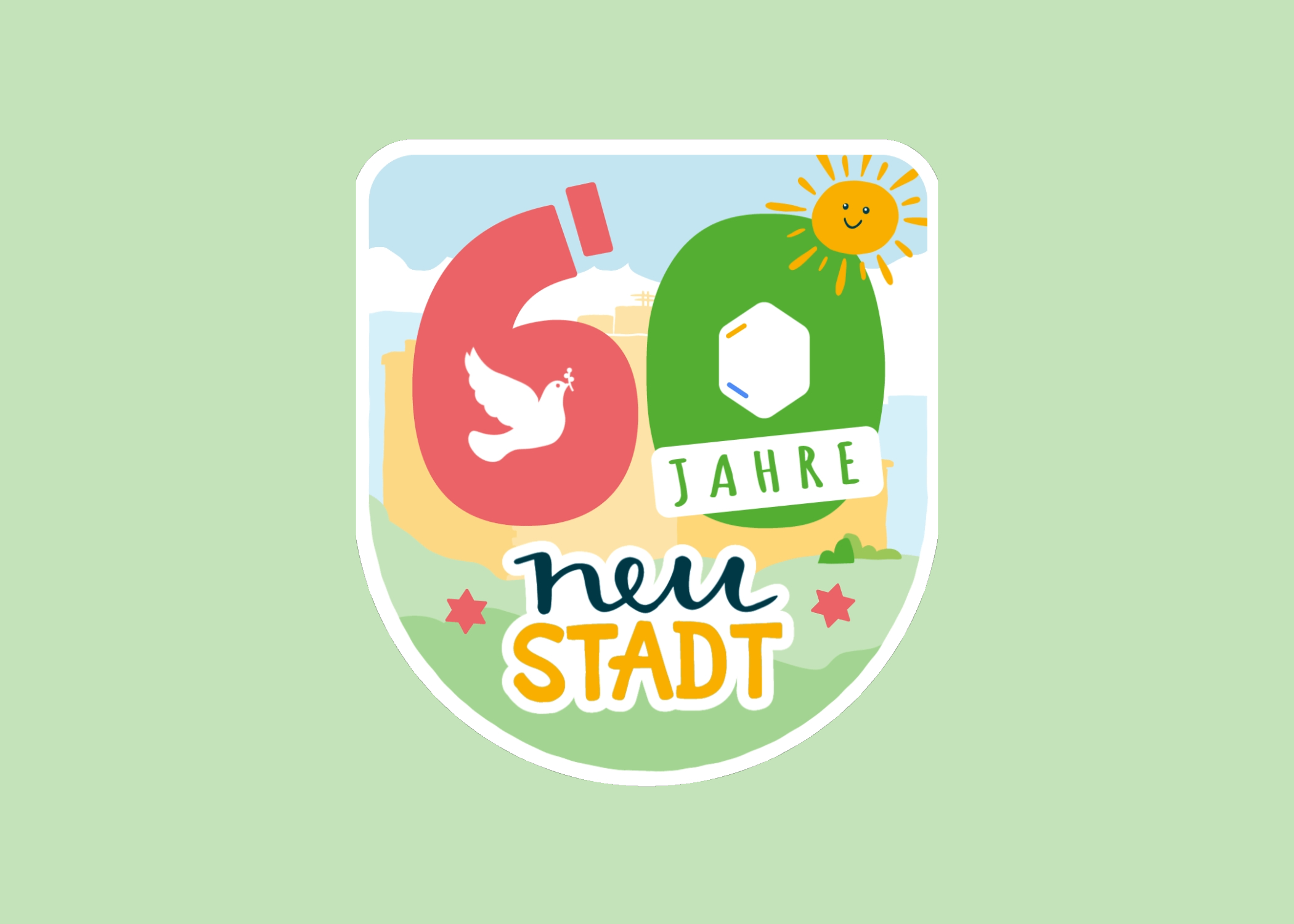 Logo 60 Jahre Neustadt