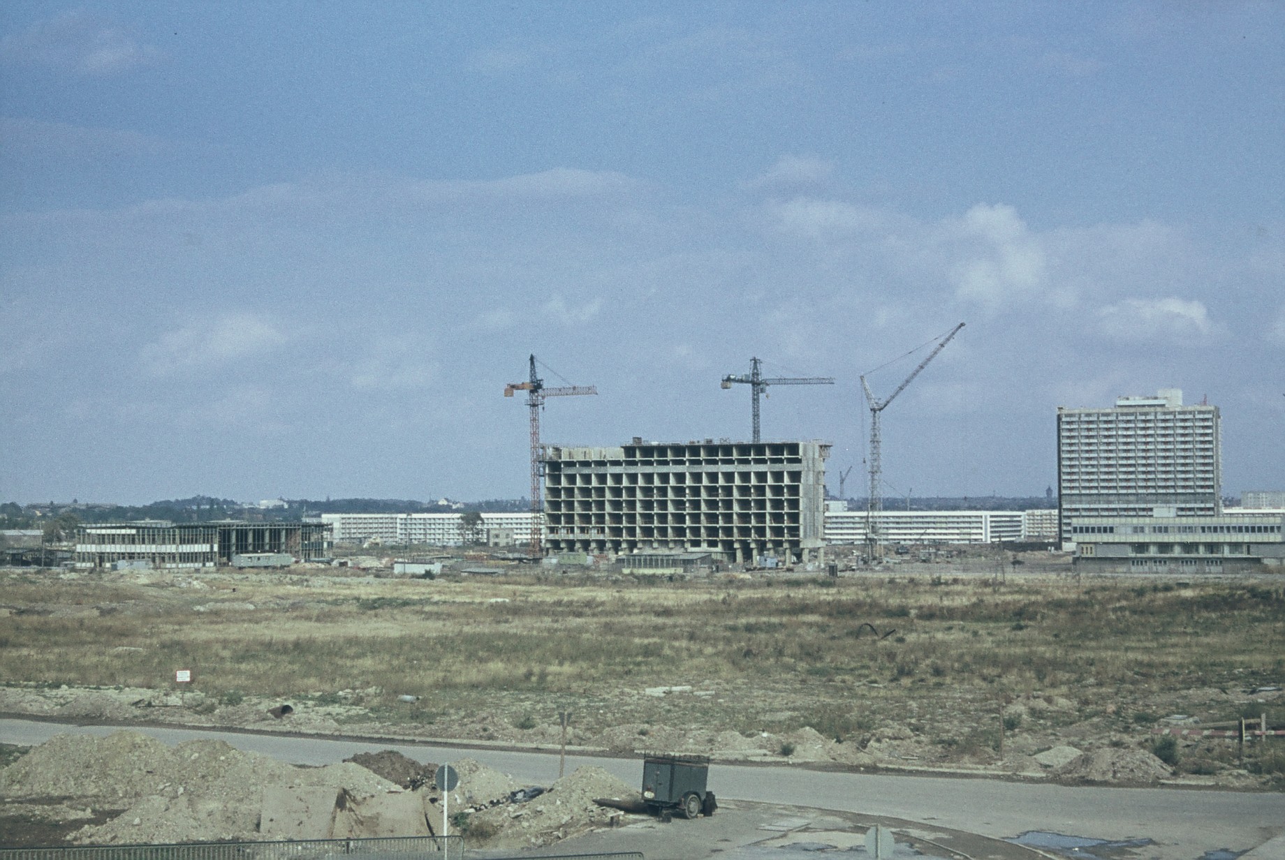 Bau der Scheiben 1971